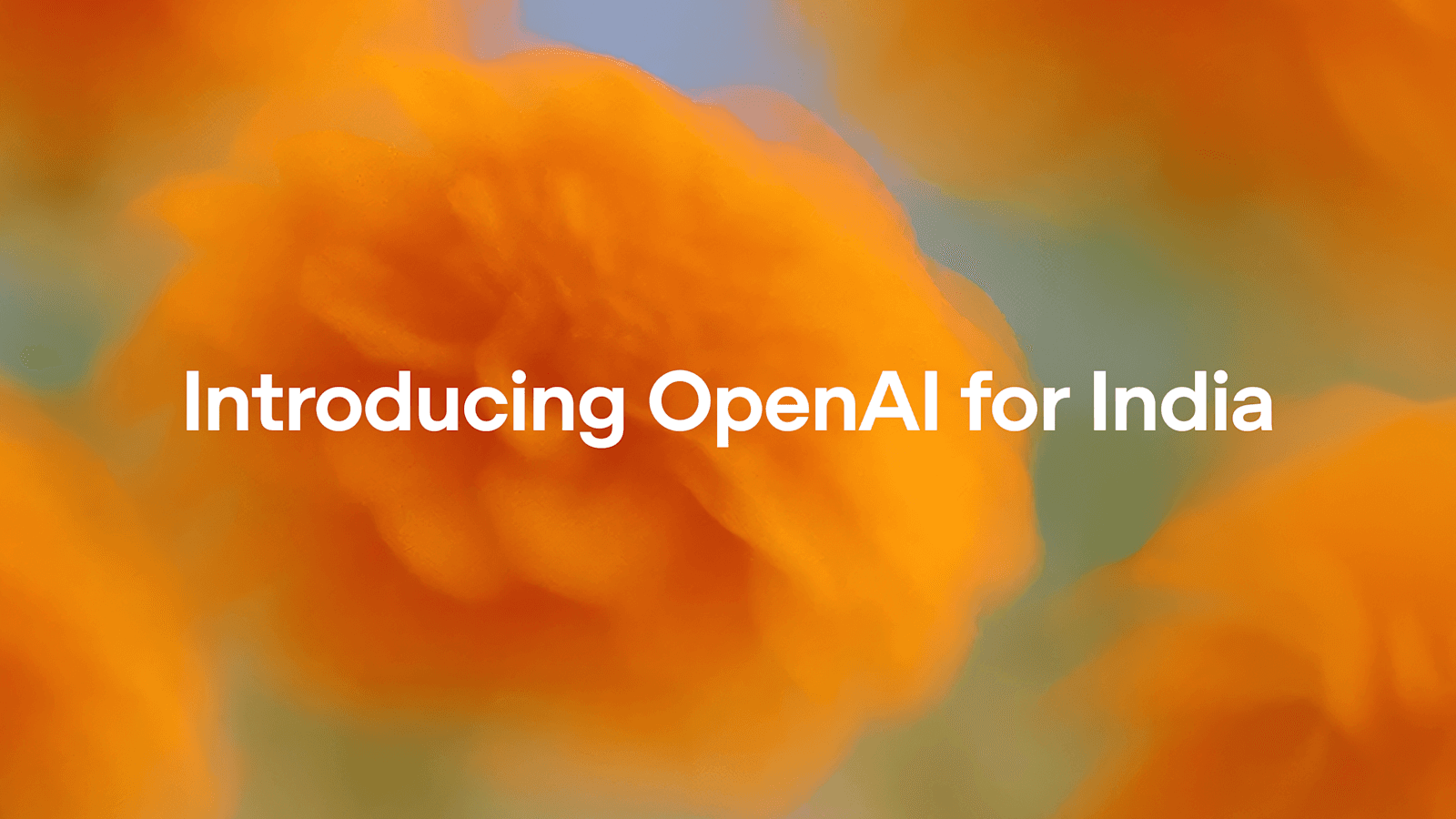 OpenAI 正式启动印度计划:携手塔塔集团打造主权AI基础设施,赋能百万人