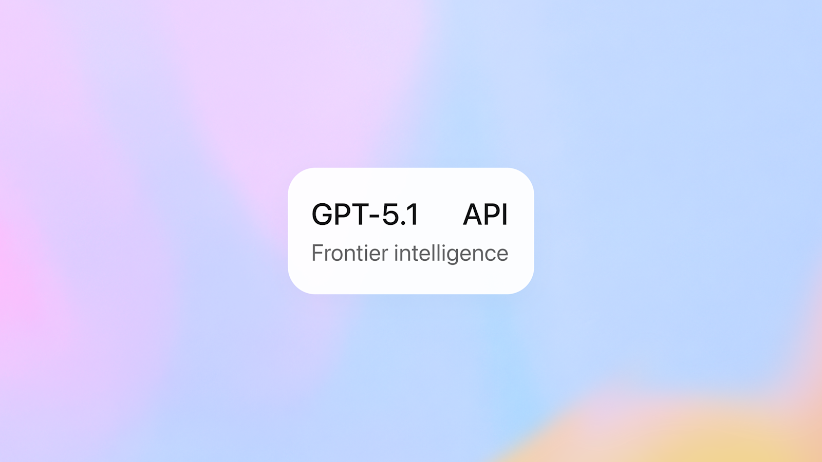 OpenAI 发布 GPT-5.1:为开发者打造的更智能、更高效的 API 模型