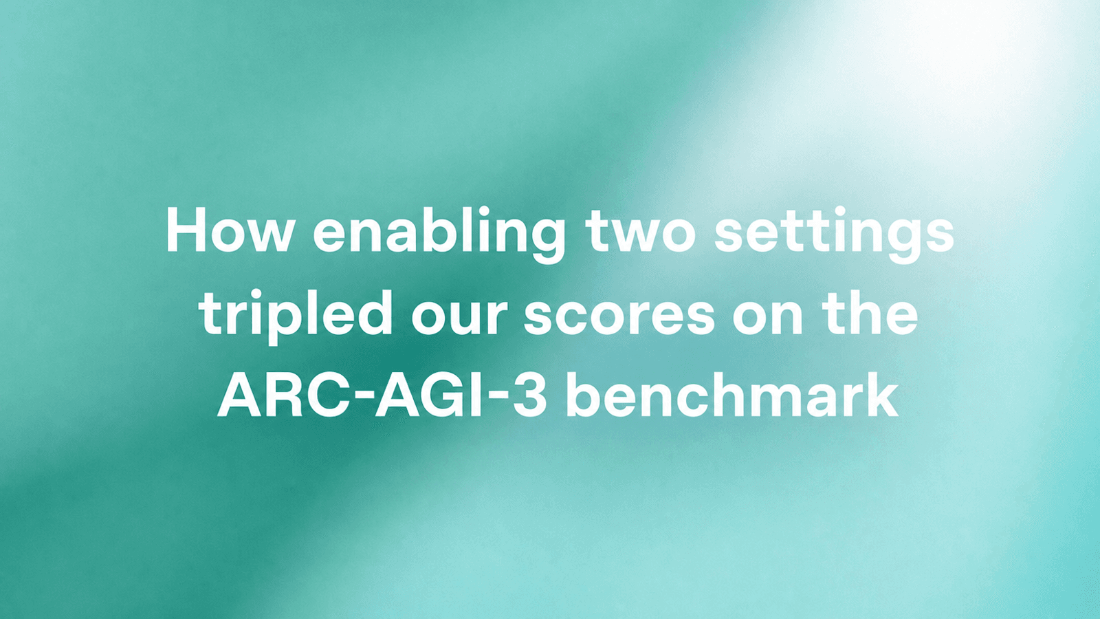 开启两个设置,ARC-AGI-3 基准测试得分翻三倍:OpenAI 的 GPT-5.6 Sol 深度优化实践