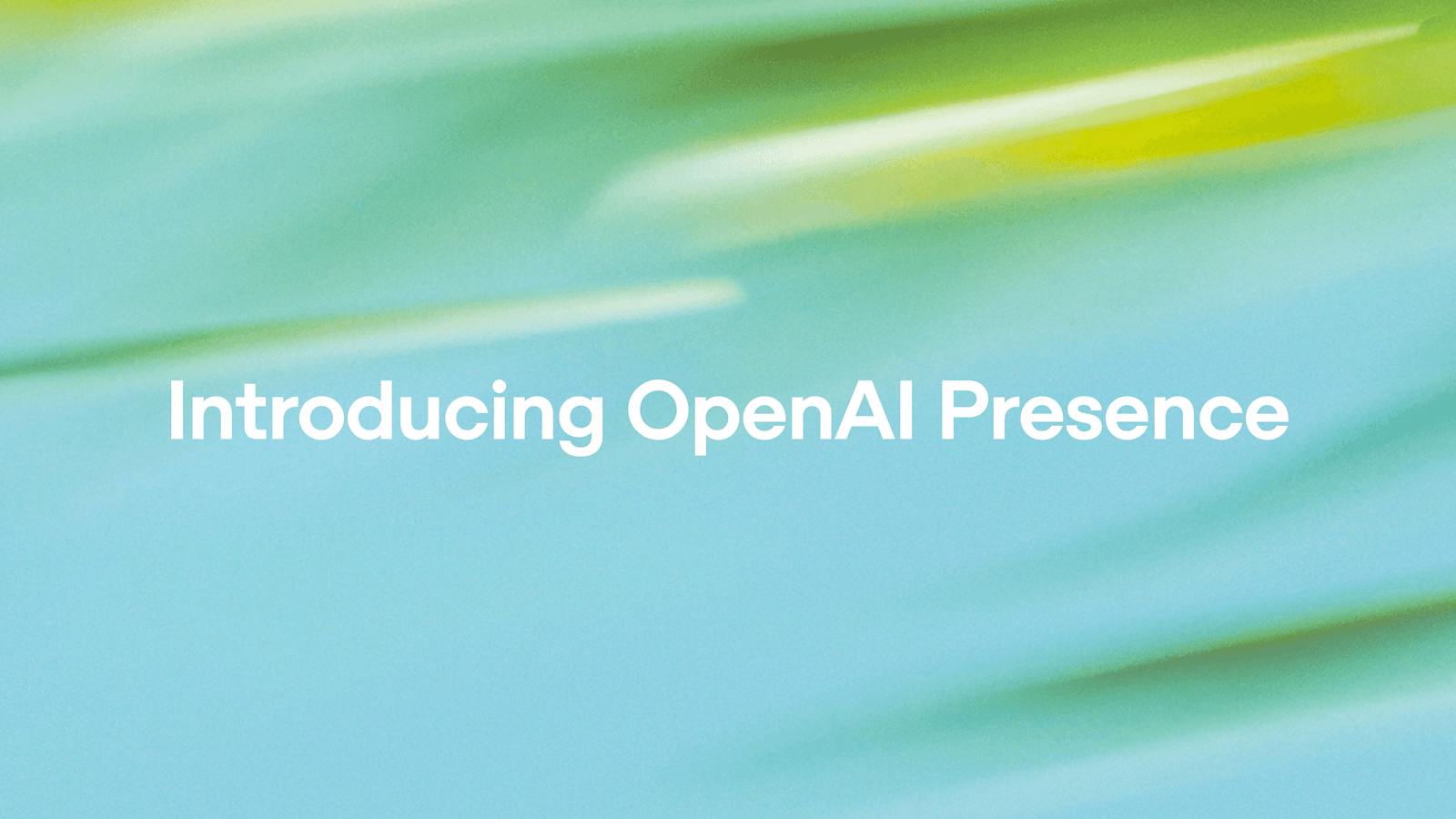 OpenAI Presence:让企业AI代理从实验走向生产级信任